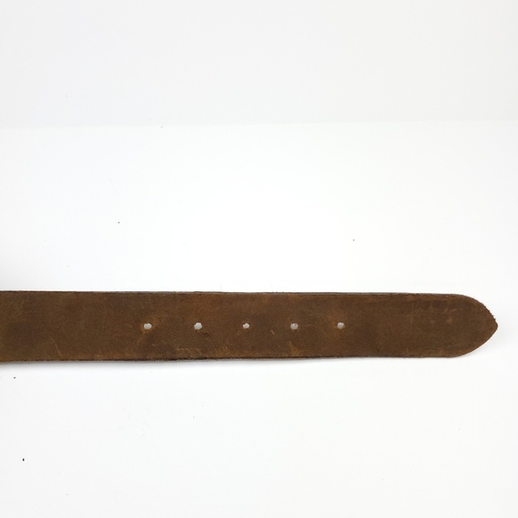 Vintage Guess Jeans Brown Leather Belt size L